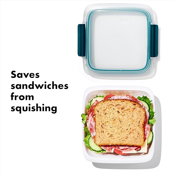 OXO Good Grips Prep & Go Leakproof Sandwich Container (4.3 Cup)