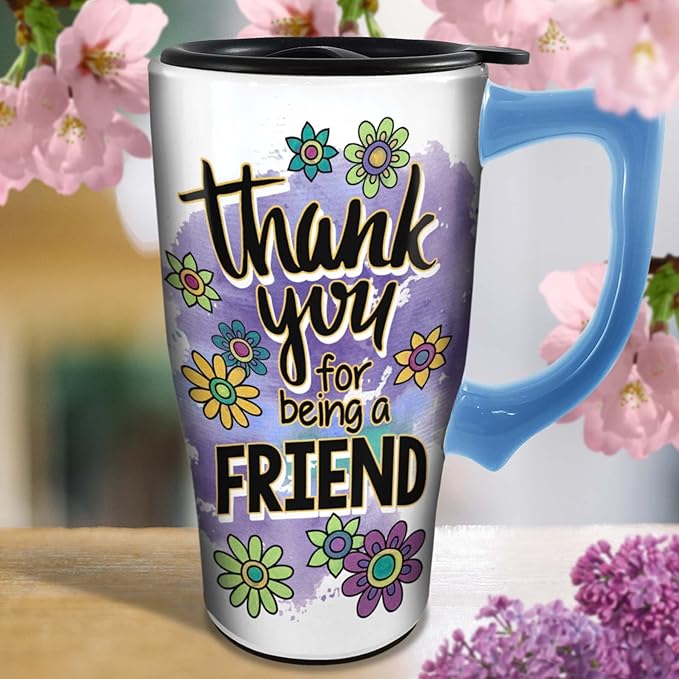 Spoontiques OWLS TRAVEL MUG, 18 ounces