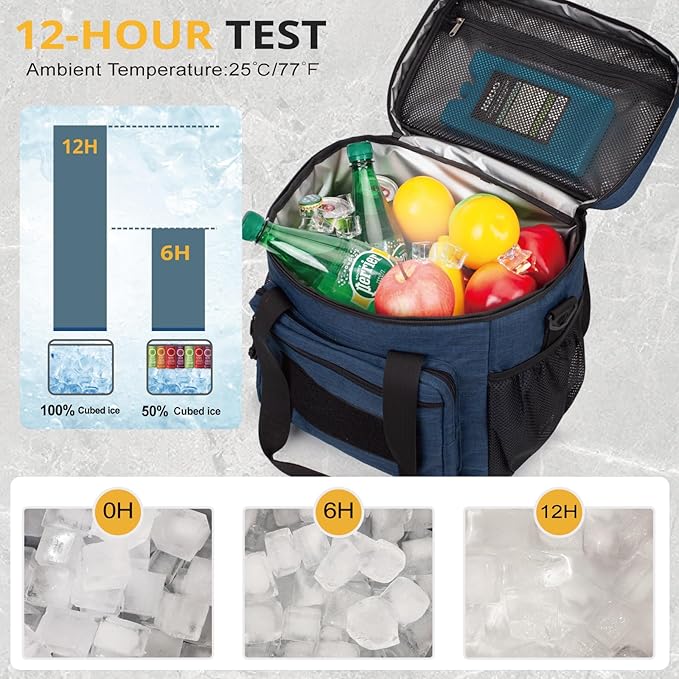 ATRIPACK Lunch Box for Men, Tactical Lunch Bag MOLLE Webbing Leakproof Insulated Lunchs Cooler Women Adult Meal with Adjustable Shoulder Strap Lunch Pail