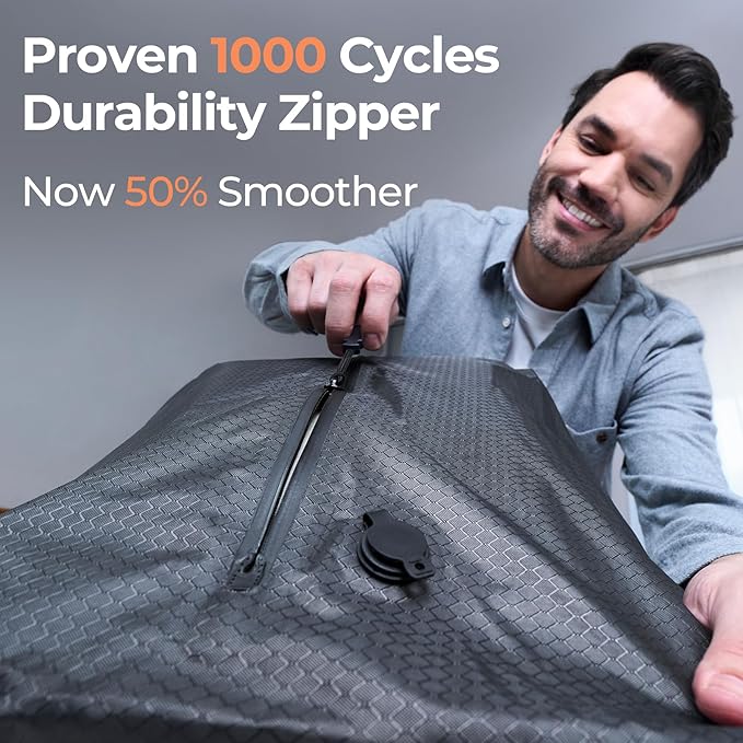 Classic Series Vacuum Bags for Travel Luggage(2 PC No Pump), Compression Bags for Carry On Suitcases and Backpack, Vacuum Seal Packing cube for Cloth Packing