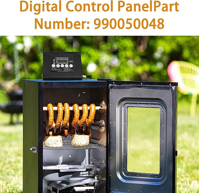 990050048 Digital Control Panel for Masterbuilt LED Display Compatible with Masterbuilt ESQ30B, ESQ30S, 20070106, 20070108, 20070206 and More Electric Smokers