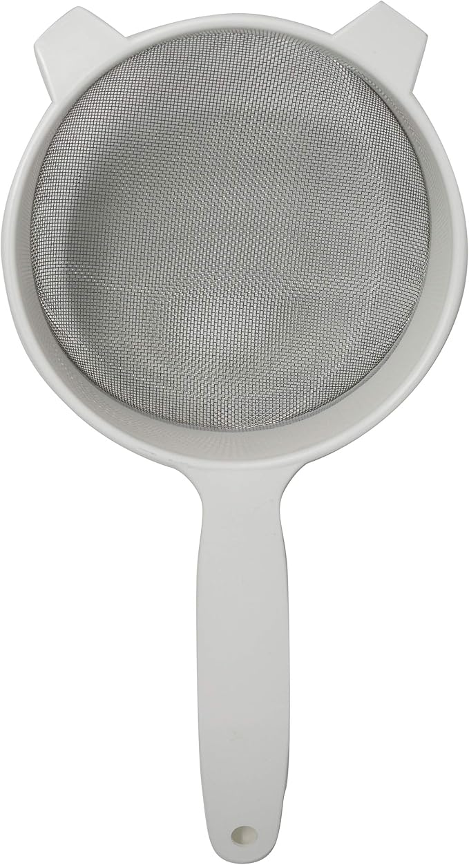 Norpro 2137 Stainless Steel Strainer, 7", White