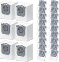 24 Pack Upgraded ‌Vacuum Bags Replacement Compatible with iRobot Roomba i7, i7+, i3, i3+, i1+, i4, i4+, i6, i6+,j6,j7,j7+, i8, i8+,s9, s9+, i & s & j Series Clean Base Automatic Dirt Disposal Bags