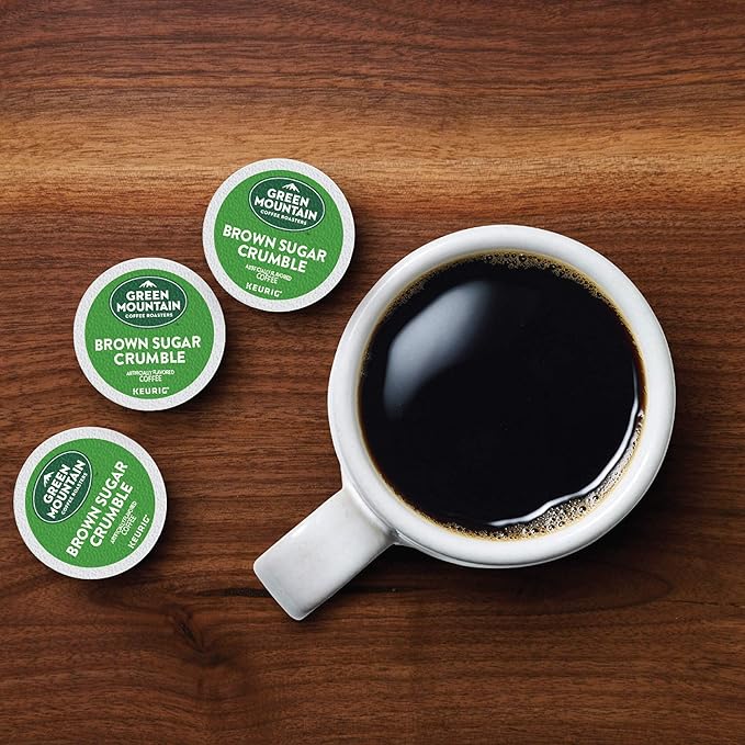 Green Mountain Coffee Roasters Brown Sugar Crumble Keurig Single-Serve K-Cup pods, Medium Roast Coffee, 72 Count