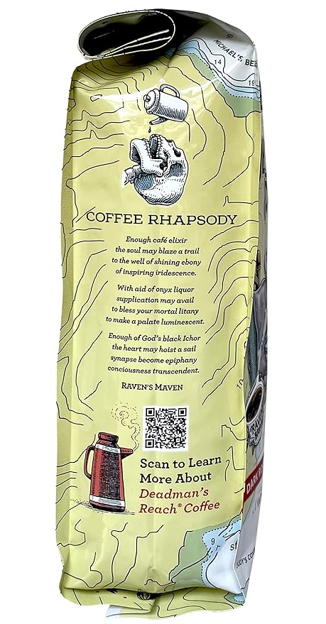 Raven's Brew Coffee High Caffeine Coffee Dark Roast Whole Bean – Deadman's Reach 2-pack of 12oz