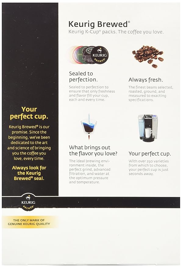 Barista Prima Decaf Coffee, Italian Roast, Rich. Dark. European., 24- Count K-Cup