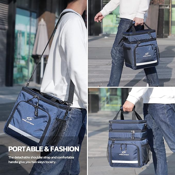 Maelstrom Lunch Box for Men,Insulated Lunch Bag Women/Men,Leakproof Lunch Cooler Bag, Lunch Tote Bag