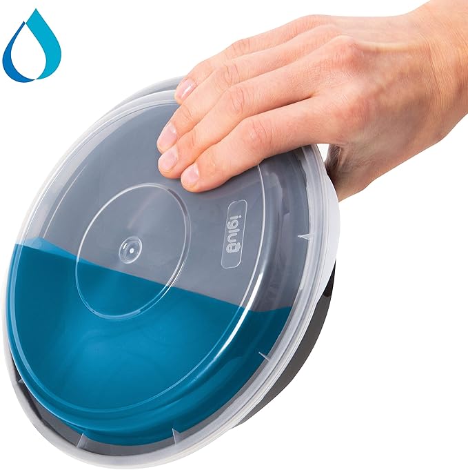 Igluu Meal Prep Containers Reusable (10 Pack) – Round Food Containers with Lids – Stackable, Microwave, Freezer & Dishwasher Safe – 28oz/828ml – 1 Compartment – BPA-Free