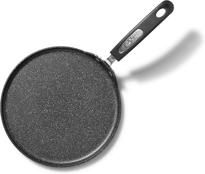 Starfrit The Rock 26cm (10") Non-Stick Multi Pan - Tawa - Durable Forged Aluminum - Oven Safe - PFOA Free - Easy to Clean - Black