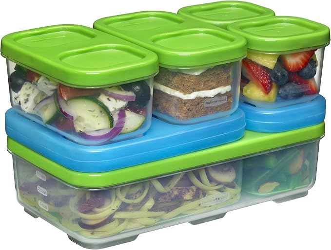 Rubbermaid LunchBlox Entrée Kit, Green