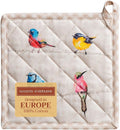 Maison d' Hermine Birdies On Wire 100% Cotton Pot Holder, 8 - inch by 8 - inch.