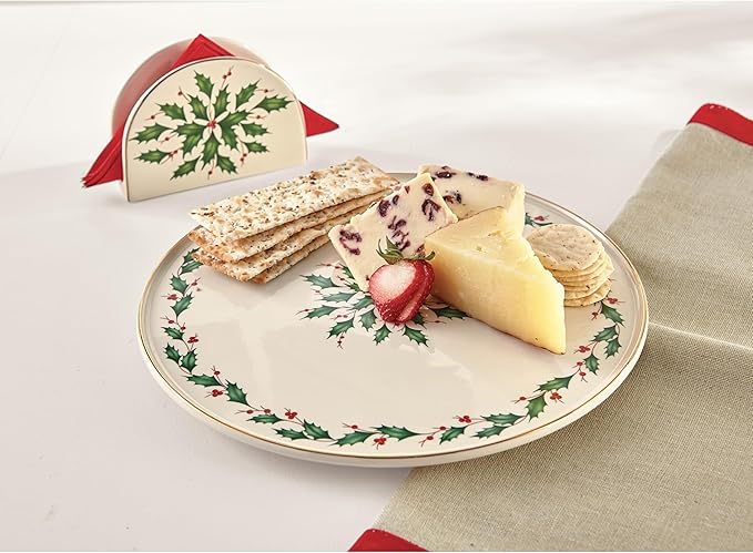 Lenox 870004 Hosting The Holidays Napkin Holder, Christmas