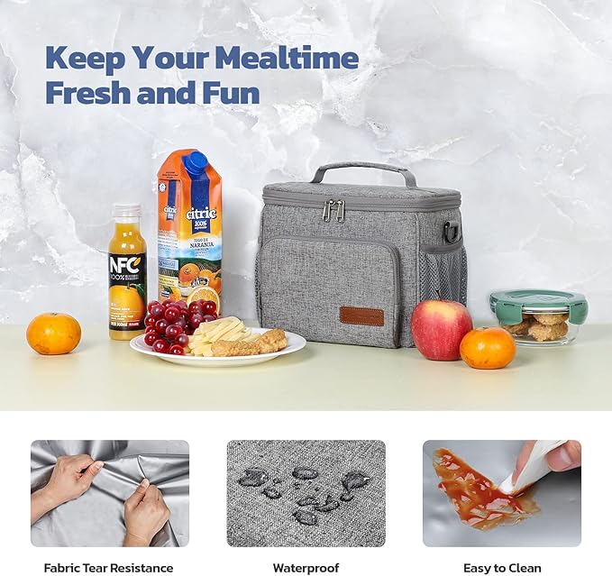 Maelstrom Lunch Box for Men,Insulated Lunch Bag Women/Men,Leakproof Lunch Cooler Bag, Lunch Tote Bag