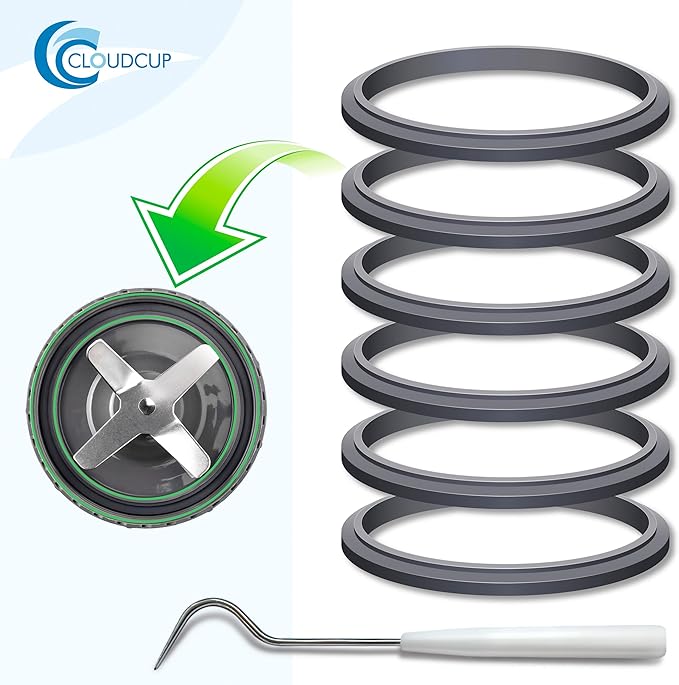 Gasket Replacement Rubber Ring Seal Rings Gaskets Part for Nutribullet Replacement Parts Accessories Blender 900 Series 600W and 900W