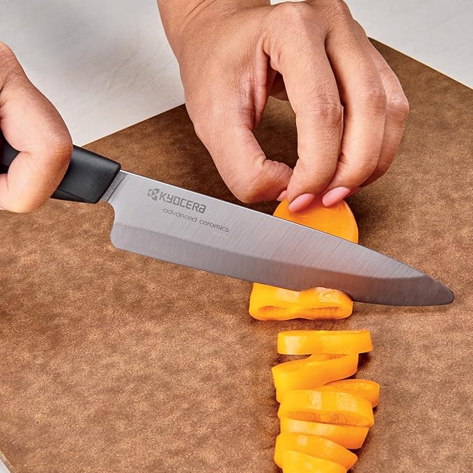 Kyocera Innovation Series 4Piece Ceramic Knife Set, Black Blade, Black Handle