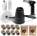 Smoking Gun Pro – Patented Pump System, Effectively Prevents Tar Clogging, Dense Smoke Infuser for Cocktails, Meat & Cheese, Type-C/Battery, Ideal Gift for Men & Home Chefs (Butane not included)