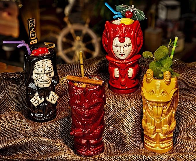 Geeki Tikis Star Wars Jar Jar Binks Ceramic Mug | Themed Tiki Mug | 18 Ounces