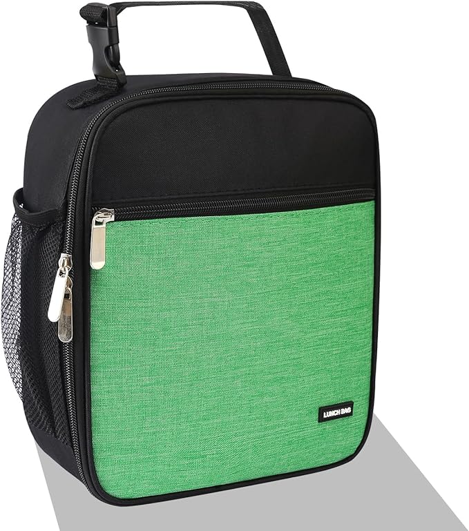 Lunch box Lunch bag for men women Insulated Lunchbox Lunch bags for Work Picnic Travel (Thicken green)