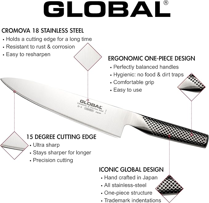 Global 4 inch Straight Spatula, Stainless Steel, GS-21/4