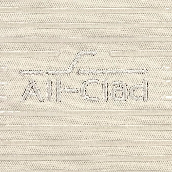 All-Clad Premium Pot Holder & Hot Pad: Heat Resistant to 500 Degrees - 100% Cotton, 10"x6.25" Hot Pad for Kitchen and Barbeque, (2-Pack), Almond