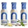 SideDish Classic Ranch Dressing (Pack of 3) - Seed Oil Free, Dairy Free & Gluten Free Salad Dressing w/Avocado Oil - Sugar Free, Low Sodium Healthy Ranch Dressing - Paleo Dressing for Sauces & More