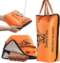 BBQ Meat Resting Blanket – Smoker Insulated Brisket Bag for Turkey, Pork Shoulder & Beef, Made of Washable Oxford Cloth – Gifts for Men, Dad, BBQ Lovers, Christmas Gifts&Stocking Stuffers(21in Orange)