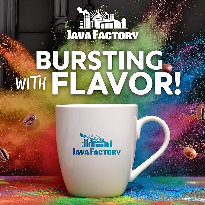 Java Factory Coffee Pods Vanilla Cream and Cinnamon Flavored Coffee for Keurig K Cup Brewers, Cappuccino, 40 Count