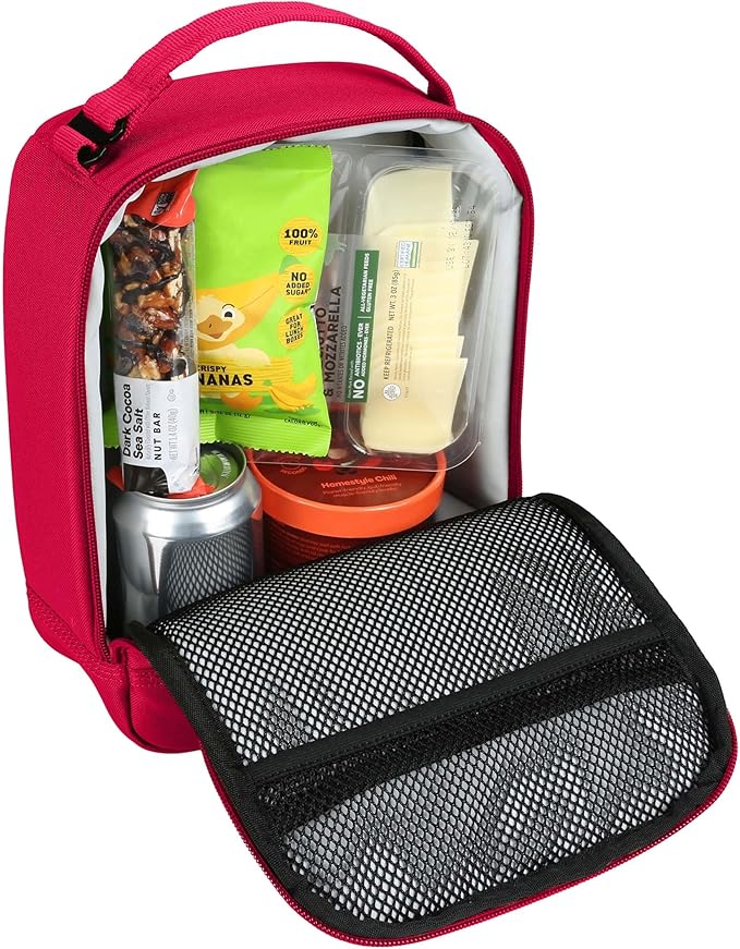 Carhartt Insulated Lunch Cooler For Men and Women, Fully Insulated Lunch Pale for Everyday Use, Industry Red