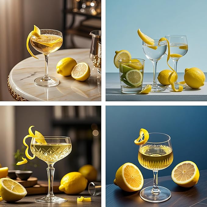 Channel Knife Lemon Peeler Zester-Garnish for Cocktail Mixers- Triangular, V-Shaped Stainless Steel Professional Grade Bar Tool-Fruit Peeler Zester (Peeler B)