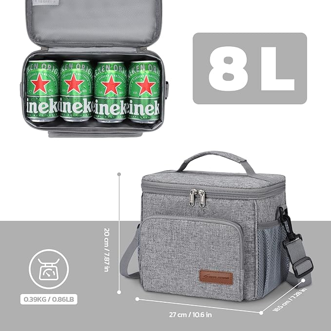 Maelstrom Lunch Box for Men,Insulated Lunch Bag Women/Men,Leakproof Lunch Cooler Bag, Lunch Tote Bag