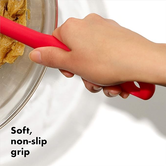 OXO Good Grips 3 Piece Silicone Spatula Set, One Size, Multi, Multicolor