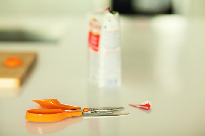 Fiskars Kitchen Scissors, Total Length: 18 cm, Quality Steel/Synthetic Material, Classic, 1000819
