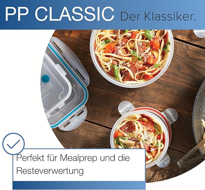 LOCK & LOCK Easy Essentials Food Lids/Pantry Storage/Airtight Containers, BPA Free, Rectangle - 8 Cup - for Cookies, Clear