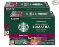 Starbucks Coffee Company Starbucks Single-Origin Coffee K-Cup Pods, Sumatra, Dark Roast Ground Coffee K-Cups for Keurig Brewing System, 100percent Arabica Coffee, 10 CT K-Cups/Box (Pack of 2 Boxes)