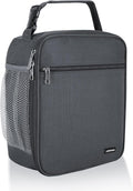 Lunch box Lunch bag for men women Insulated Lunchbox Lunch bags for Work Picnic Travel (Grey)