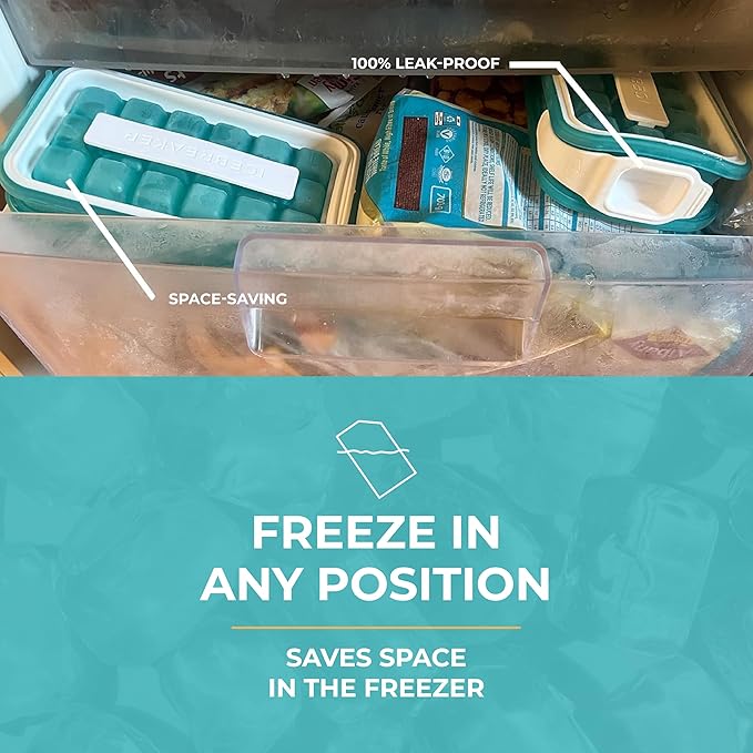 ICEBREAKER POP 2.0 2024: Make And Serve Ice Without Ever Touching The Ice | The Sanitary Silicone Ice Cube Tray for Freezer | Patented Ice Trays for Freezer | This Ice Cube Maker Makes 18 Cubes