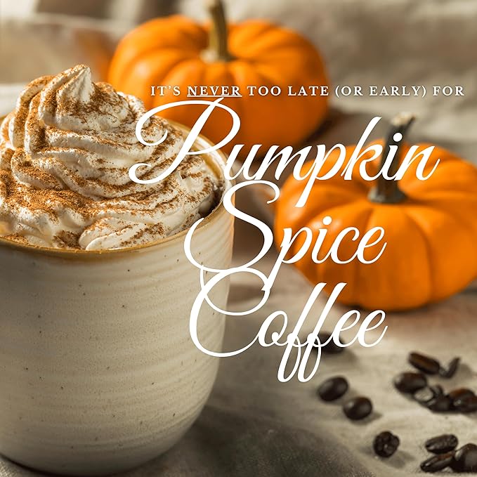 New England Coffee Pumpkin Spice Medium Roast Ground Coffee, 11oz Bag (Pack of 1)