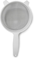 Norpro 2136 Stainless Steel Strainer, 6", White