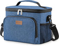 Lifewit Reusable Insulated Lunch Bag for Men, Lunch Box Women, Portable Cooler Freezable Soft Lunchbox Leakproof with Adjustable Shoulder Strap for Adult for Work Picnic or Travel, Blue 15L, 24-Can