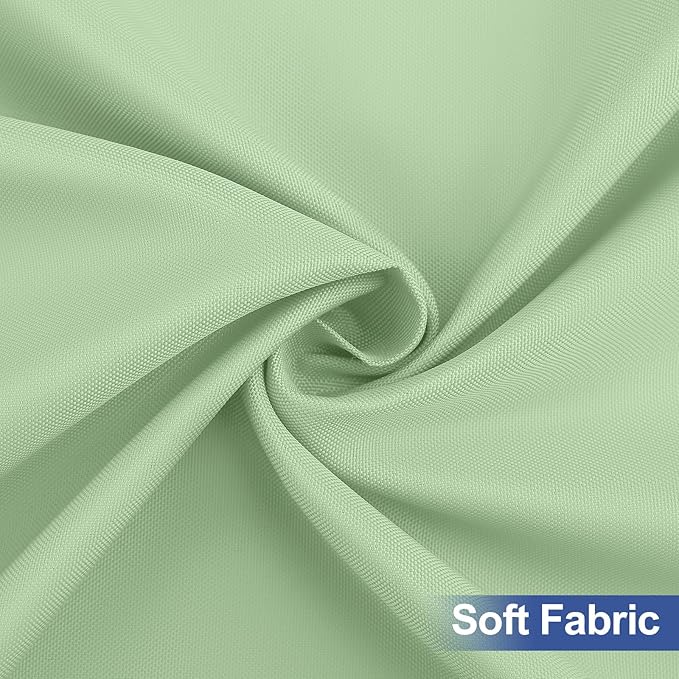 homing Rectangle Table Cloth Cover, Waterproof Polyester Elastic Fitted Tablecloth, Fits for 6 Foot Folding Tables, Washable Table Protector for Picnic, Camping, Outdoor (Green, 30" x 72")