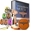 Cocktail Smoker Kit with Torch, Bourbon, Whiskey Smoker Infuser Kit, Old Fashioned Drink Smoker Kit, Birthday Bourbon Whiskey Gifts for Men, Dad, Husband (Without Butane)