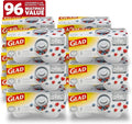 Glad GladWare Home Mini Round Food Storage Containers - Small Meal Container Holds up to 4 Ounces of Food - Lock Tight Seal, 8 Count - 12 Pack