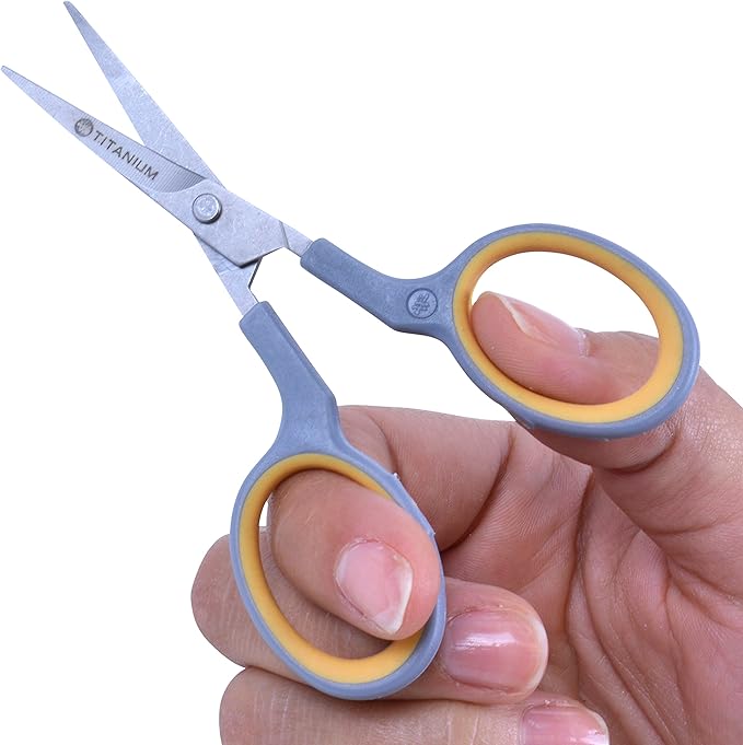 Westcott 4" Sewing Titanium-Bonded Embroidery Scissors, Curved (13865)