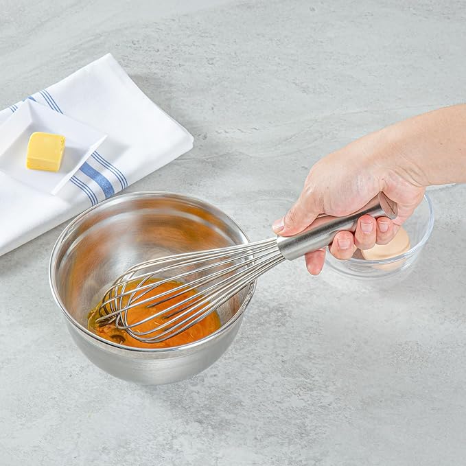 Met Lux Stainless Steel French Whisk - 12" - 1 count box