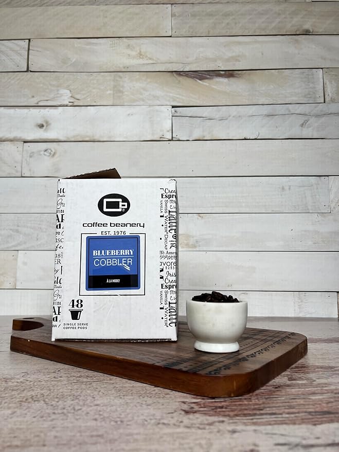 Blueberry Cobbler Coffee Pods by Coffee Beanery | 96ct Bulk Medium Roast Arbica Coffee