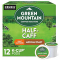 Green Mountain Coffee Roasters Half Caff Keurig Single-Serve K-Cup pods, Medium Roast Coffee, 12 Count