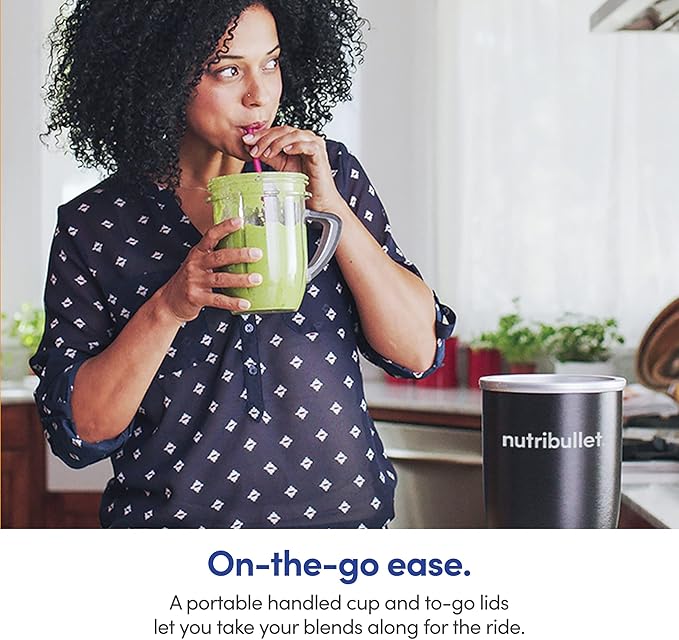 nutribullet® Rx Blender, Hot and Cold Blender, 1700W, 1L Pitcher & 30oz Cup, Extractor Blade, Soups, Hot Liquids, and Sauces, Black, N17-1001