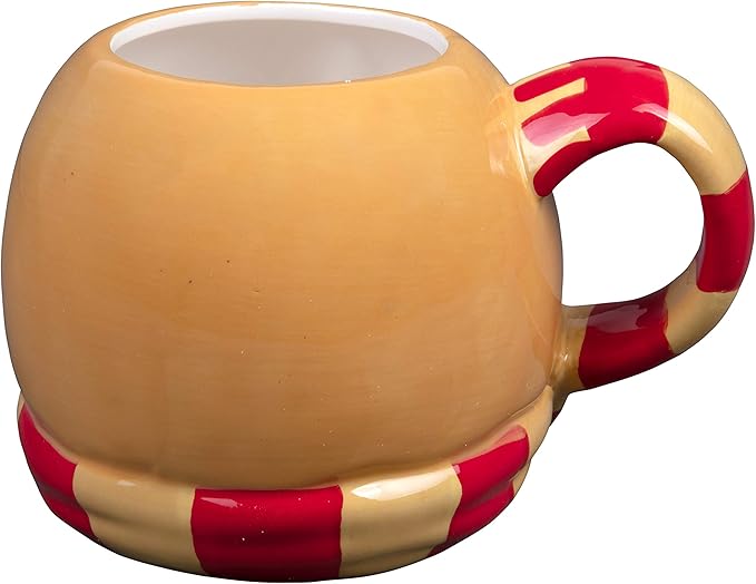 Harry Potter Hermione Granger Coffee Mug, 24 oz - Cute Chibi Design with Gryffindor Scarf Handle - Officially Licensed - Book & Movie Gift for Kids, Teens, Adults