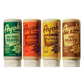Ayoh Foods, Mayo Gone Wild, Made by Molly Baz - Easy to Squeeze, Perfect for; Sandwiches, Burgers, Fries, Nuggets, Wraps & Dips (4 Pack, Flavors Pack) - Gift for Sauce Lovers