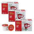 Door County Coffee Candy Cane Holiday Flavored Ground - 30 Count Single Serve Cups - Medium Roast - 100% Specialty Arabica - Flavored Gourmet - Peppermint Flavored